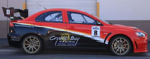 2008 mitsubishi lancer evolution rally car