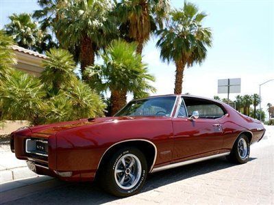 1968 pontiac gto factory 4 speed hurst matching numbers 400 wt code no reserve!