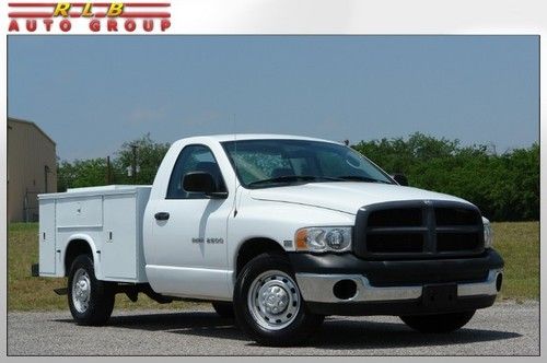 2005 ram 2500 knapheide utility bed service truck low miles! call toll free