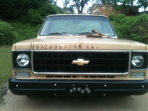 Military rat rod chevy truck lowrider survivor low mileage