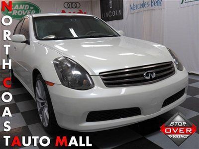 2005(05)g35 sedan white/beige moon heat sts xenon pioneer pwr sts cruise save!!!