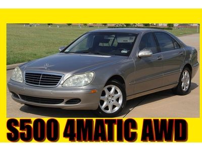 2003 mercedes s500 4matic all wheel drive,clean title,all heated seats