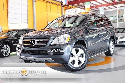11 mercedes gl450 4matic 37k 1-owner p1 full-leather nav pdc cam roofs 3rd-row