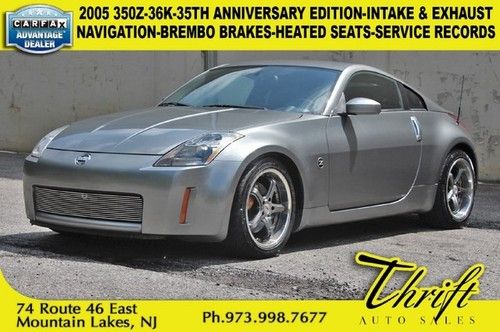05 350z-36k-35th anniver edition-intake &amp; exhaust-nav-brembo brakes-heated seats