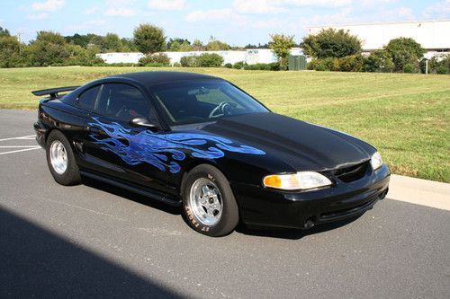 1995 mustang gt -turbo charged 1400hp race car-over $130,000 invested-no reserve