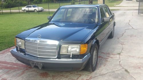 1989 mercedes-benz 420sel sedan 4.2l antique collectible one-owner cold ac