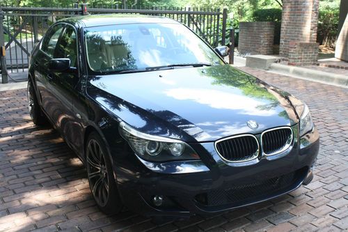 2009 bmw 535i xdrive turbocharged ,19'wheels,moonroof,rebuilt,no reserve