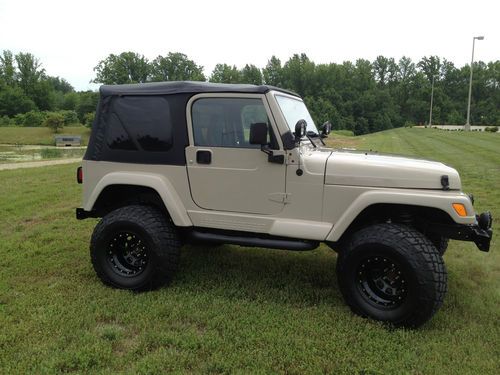 2001 jeep wrangler sahara 6 cyl auto lifted custom 4x4