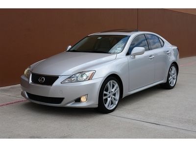 2007 lexus is250 2.5l v6 ~paddle shift~ a/c seats ~ sunroof ~6cd ~ is 250 ~xenon