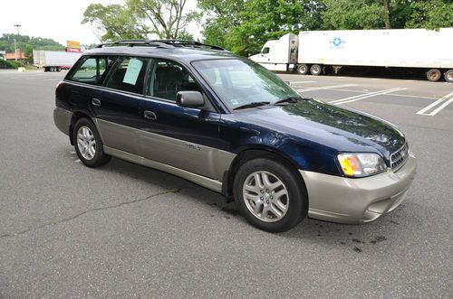 2004 subaru legacy outback  wagon 4-door 2.5l no reserve all wheel drive mint