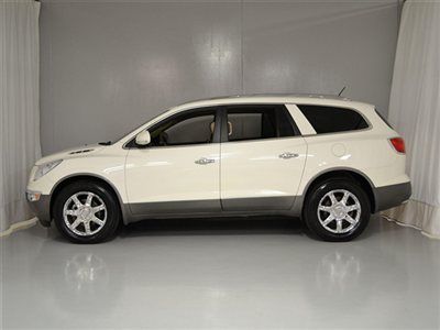 2010 buick enclave cxl-1 awd, white exterior, dual roofs, heated leather seats,