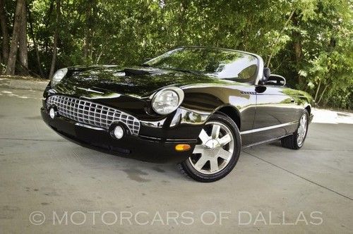 2002 ford thunderbird in-dash changer hard/soft convertible top