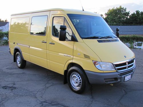 Dodge sprinter 2500 cargo van!!! dual sliding doors!!! yellow color!!!