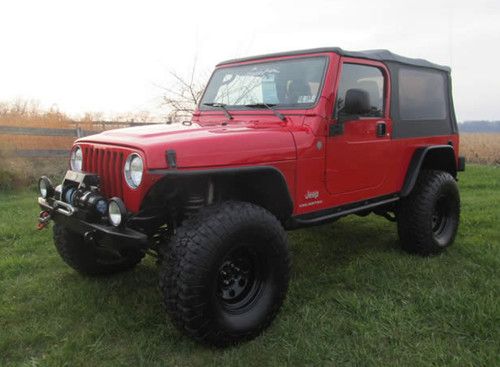2004 jeep wrangler unlimited 4x4 6 cyl a/c - over $10k of extras!