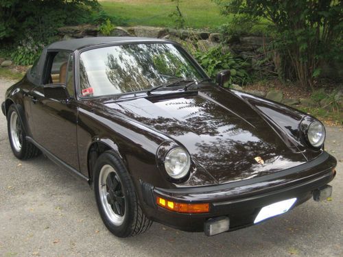 Purchase used 1980 Porsche 911 SC Targa Mocha Brown rare ...