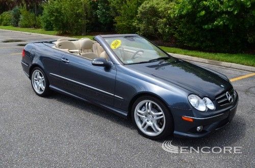 2008 mercedes benz clk550 convertible**navi**low miles**sports pack**paddles**