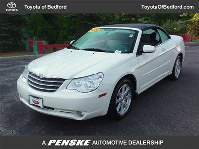 Carfax 1-owner chrysler sebring touring convertible, clean, heated leather seats