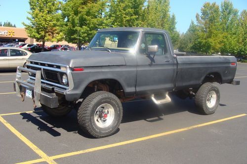 1977 fordf 250 highboy   (crate 460 - 17000 miles/new process 4speed)