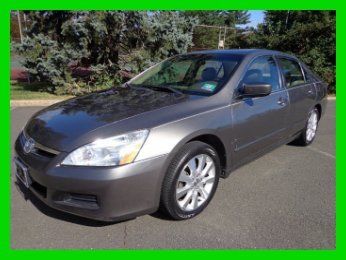 2006 honda accord ex v-6 auto loaded leather sunroof clean carfax no reserve