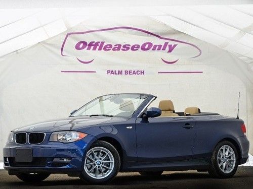 Convertible leather push button factory warranty cd player off lease only
