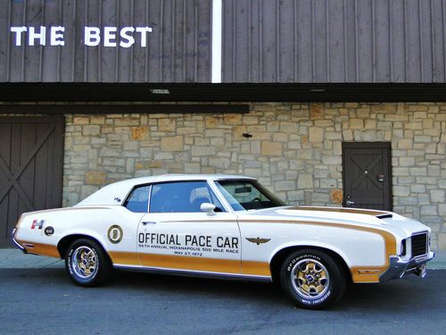 Award-winning hurst/olds indianapolis 500 pace car, 455, 55k miles, h/o, sunroof