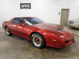 91 burgundy red firebird trans am gta 5.7 bird classic muscle car t-top one blk