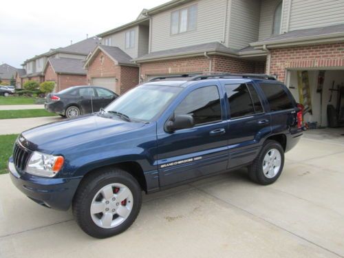2001 jeep grand cherokee limited 4.7 great condition &#034;no reserve&#034;