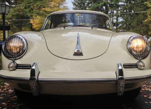 1960 porsche 356b cabriolet normal t5  with factory hardtop