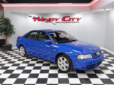 2000 audi s4 b4 quattro twin-turbo sedan bone stock nogaro blue 95k super clean!