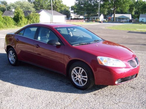 2005 pontiac g6 4 door automatic maroon best offer warranty available used 4d