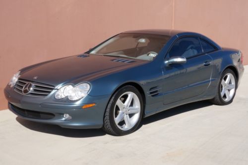 04 mercedes sl500 1 owner carfax cert nav ac/hts seats bose audio accident free