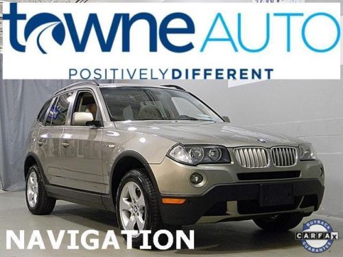 08 bmw x3 awd navigation leather moon roof, serviced.