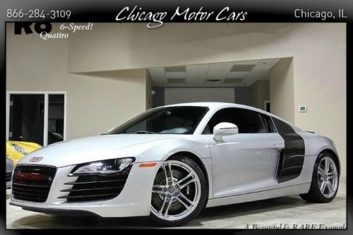 2008 audi r8 4.2l coupe rare 6-speed $126k + msrp premium package bang&amp;olufsen