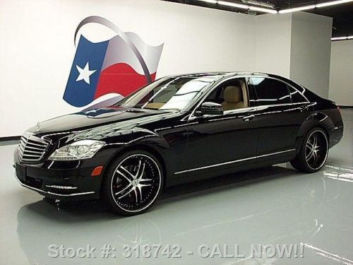 2010 mercedes-benz s550 sunroof nav 22&#034; wheels only 39k texas direct auto