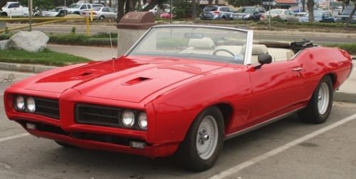 1969 lemans convertible w/ overdrive automatic,  great driver  gto clone