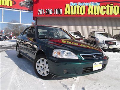 00 honda civic lx carfax certified 5 speed manual trans low reserve pre owned