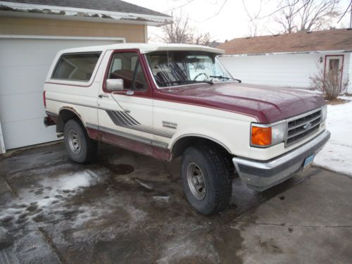 &#039;89 ford bronco xlt, low miles!