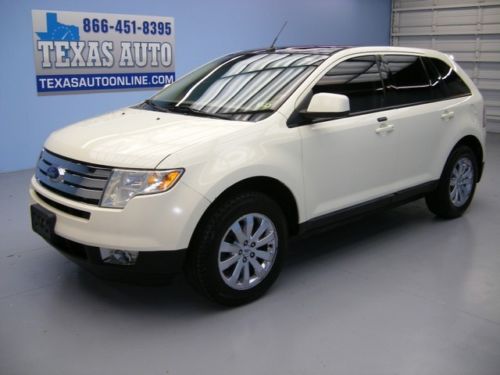 We finance!!!  2007 ford edge sel plus pano roof heated leather sat texas auto