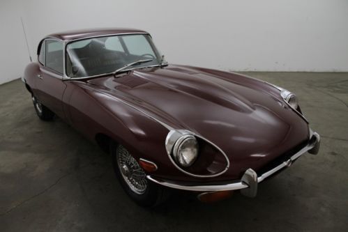 1969 jaguar xke 2+2,series ii, matching #&#039;s, maroon ,automatic, a/c, wire wheels