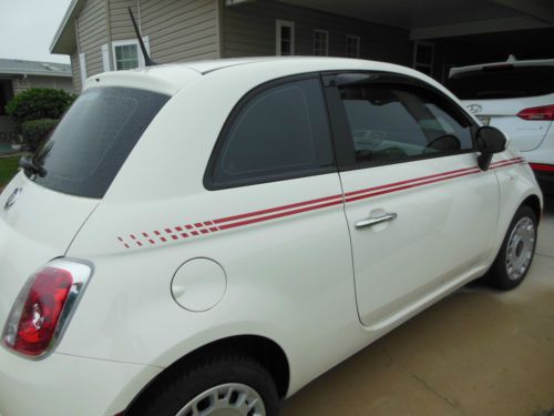 2012 fiat 500 pop - 1 owner with clean carfax - factory warranty