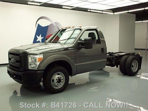 2012 ford f-350 reg cab dually chassis cab only 53 mi texas direct auto