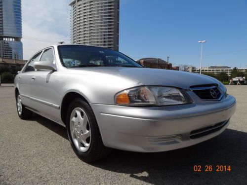 01 mazda 626 limited edition moonroof sedan tx 3owners no rust drives great