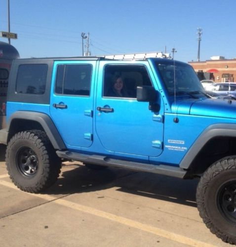 2010 jeep wrangler sport unlimited 4x4 lifted