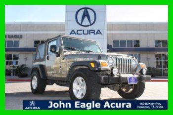 2005 jeep warngler rubicon 4x4 auto transmission 2dr soft top