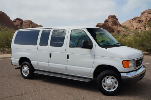2007 ford e350 arizona one owner 10 passenger van!! 108k miles! clean carfax!