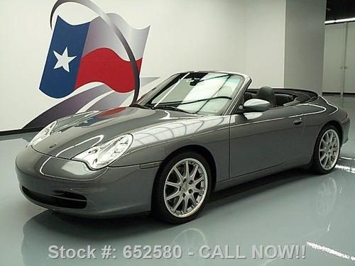 2002 porsche 911 carrera cabriolet 6-spd pwr seats 54k texas direct auto