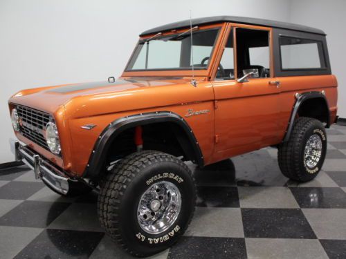 Nicely restored, 302 v8, gorgeous new paint, awesome looking bronco, investment!