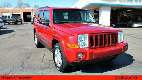 2006 jeep commander 4x2 sport utility automatic jeeps 4x2 3rd row seating suv
