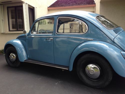 Classic 1966 volkswagen beetle. restored.