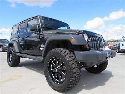 10 jeep wrangler unlimited sport black automatic hard top 2wd